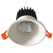 12W Fixed Spot COB Downlight - White