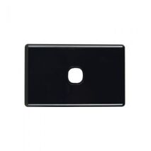 SW1PL/BLK - 1 Gang Less Mech Black
