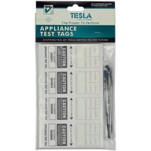 T-TAG BLACK - Appliance Test Tags - BLACK