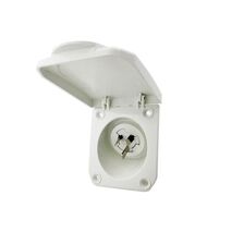 CI/15 - Caravan Inlet 15 Amp White