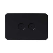 PIXIE AMBIENCE WALL & FACE PLATES - SEMI GLOSS BLACK  FACE PLATE ONLY