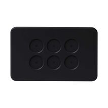 PIXIE AMBIENCE WALL & FACE PLATES - SEMI GLOSS BLACK  FACE PLATE ONLY