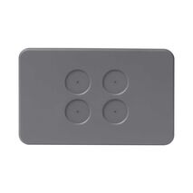 PIXIE AMBIENCE WALL & FACE PLATES - SEMI GLOSS GREY  FACE PLATE ONLY