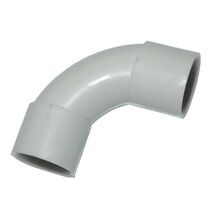 Solid Elbow Fitting PVC 20mm Grey