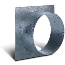 HVAC Start Collar 125mm | Durable Construction | Stable Mounting by Allvent
