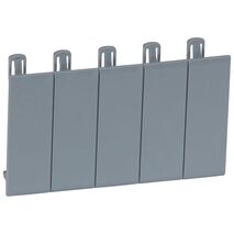Modular Blanking Plates | 5 Separable Units | IP65 Rated | Grey by Legrand