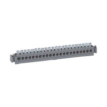 22 Way Terminal Block | 100A Max | Brass & Zinc-Plated | Mounted Support by Legrand