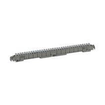 34 Way Terminal Block | 400V 100A | Brass & Zinc-Plated | Pre-Mounted by Legrand