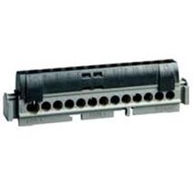 13 Way Terminal Block | IP2X Protection | Black Cover | Mounted Support by Legrand