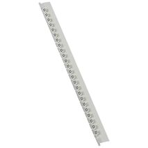 Slide-In Wire Markers | 2.5x2.5mm | Black on White | Pack of 240 by Legrand