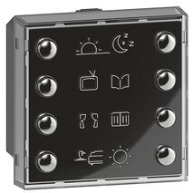 Lighting Control Switch 8 Push-Buttons | 2 Modules | BUS/SCS Compatible by Legrand
