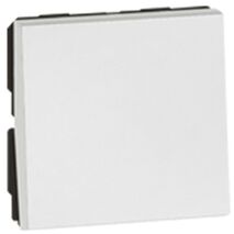 Modular Push Button Switch 2-Way | 6A 250V | White by Legrand