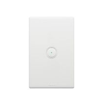 Smart Dimmer 1 Gang | Wireless Control | Matt White by Legrand