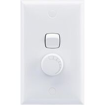 Rotary Dimmer Switch 250VA | 2 Wire Trailing Edge | White Finish by Legrand
