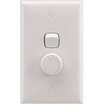 Vertical Rotary Dimmer 400VA | Leading Edge | Flicker Free | White by Legrand
