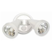 Outdoor Halogen Floodlight 200W | Twin G9 | IP44 White by Legrand