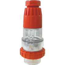 Straight plug 40A 5 round pins