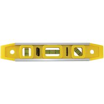 Magnetic Spirit Level | 200 mm Range | UV-Protected Vials & Magnetic Base | Durable Plastic by Majortech