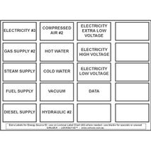 Water Labels Pack of 10 | Durable Vinyl | High Visibility | White by Cirlock