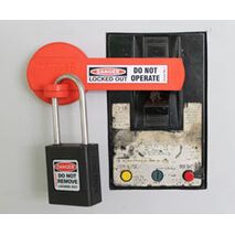 Circuit Breaker Lockout Device | Durable Moulded Plastic | Red Colour | Includes Spacer Disc by Cirlock