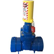 Ball Valve Lockout Device | Heavy Duty Plastics | Corrosion Free & Non-Sparking | Yellow by Cirlock