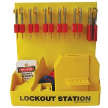 Lockout Station with Lids | High-Impact Plastic | Wall Mountable | Secure Closure by Cirlock