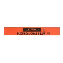 Electrical Underground Warning Tape | Bright Orange | Durable Polyethylene | 150mm Width | TRA150500UWT by Tradepro Australia Pty Ltd