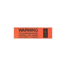 3 Way Underground Warning Tape | Durable Polyethylene | 30m Length | High Visibility by Tradepro Australia Pty Ltd