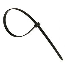 Nylon Cable Tie 200mm x 3.6mm | Durable Nylon Material | High Tensile Strength | Black by Tradepro