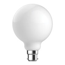 G95 8.5W DIMMABLE  LED FILAMENT LAMP FROST 240V - B22