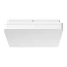 SUNSET-300 Square 25W 300MM LED Tricolour Dimmable IP54 Oyster Light - White
