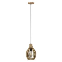 FELIX TIMBER PENDANT 240V E27