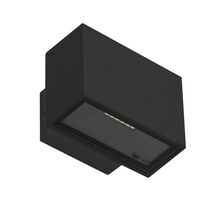 BLOCK-6 240V 6W Two Way LED Wall Light - Black