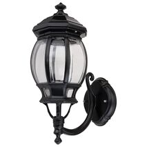 GT-1031 Vienna Curved Arm Upward Wall Light - Powder Coated Finish / B22