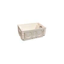 Plastic Wall Box | Recessed Mounting | 84mm Fixing Centre | PVC by Transco
