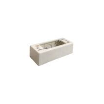 Mounting Block Architrave | Surface Mount | Polycarbonate | White/Black by Transco