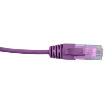 Cat6 Purple Patch Lead | 0.5 Metre | 4 Pair Unshielded | Slim Design by Cabac