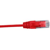 Cat6 Red Patch Lead | 0.5 Metre | 4 Pair Unshielded | Slim Design by Cabac