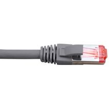 Cat6A Shielded RJ45 Patch Lead | 1.5 Metre | 4 Pair LSZH | Grey by Cabac