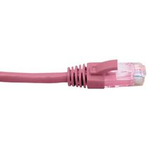 Cat6 RJ45 Patch Lead | 0.5 Metre | 4 Pair PVC Unshielded | Pink by Cabac