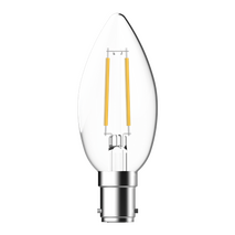 CANDLE 4.2W DIMMABLE  LED FILAMENT LAMP CLEAR 240V - B15