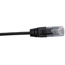 Cat6 Slim Black Patch Lead | 3 Metre | 4 Pair Unshielded | RJ45 by Cabac