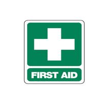 Large PVC First Aid Location Sign | UV-Protected Material | High Visibility | Single Unit by Firebox