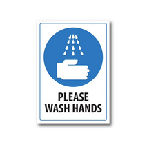 Hygiene Reminder Sign | UV-Protected PVC | Indoor & Outdoor Use | 150mm x 225mm by Firebox