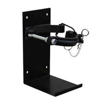 Cannon Style Vehicle Bracket for 9kg Fire Extinguishers | Heavy Duty Steel | Powder Coated Black Finish | Firebox
