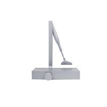 Fire Rated Slimline Door Closer | 20-80kg Capacity | Adjustable Speeds & Backcheck | Silver by Firebox
