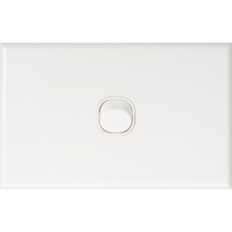 Slim One Gang Switch Plate | Modern Design & Easy Compatibility | Dexton