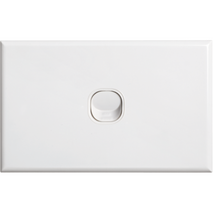 Standard 1 Gang Cover Plate | High-Quality Plastic | Smooth Surface | Fits Standard Switches by Dexton