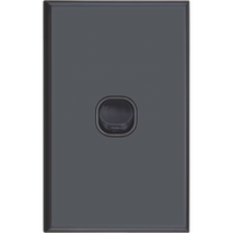 Two Gang Switch 16A | Durable Black Finish | Standard Design by Dexton