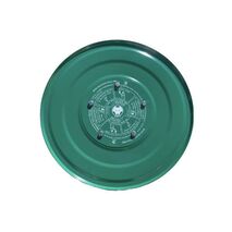Fire Hose Reel 36m x 19mm | Metal Drum with Green Powder Coating | Stainless Steel Waterway | Brass Nozzle by Firebox